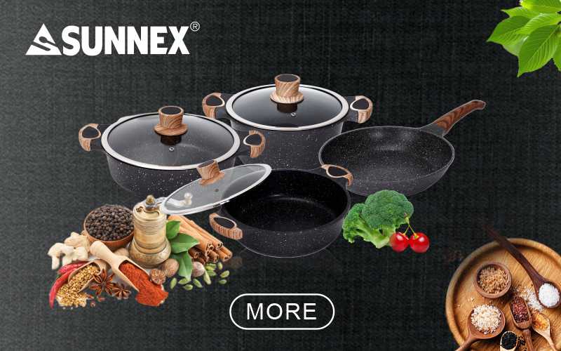 Alat memasak salutan batu perubatan SUNNEX