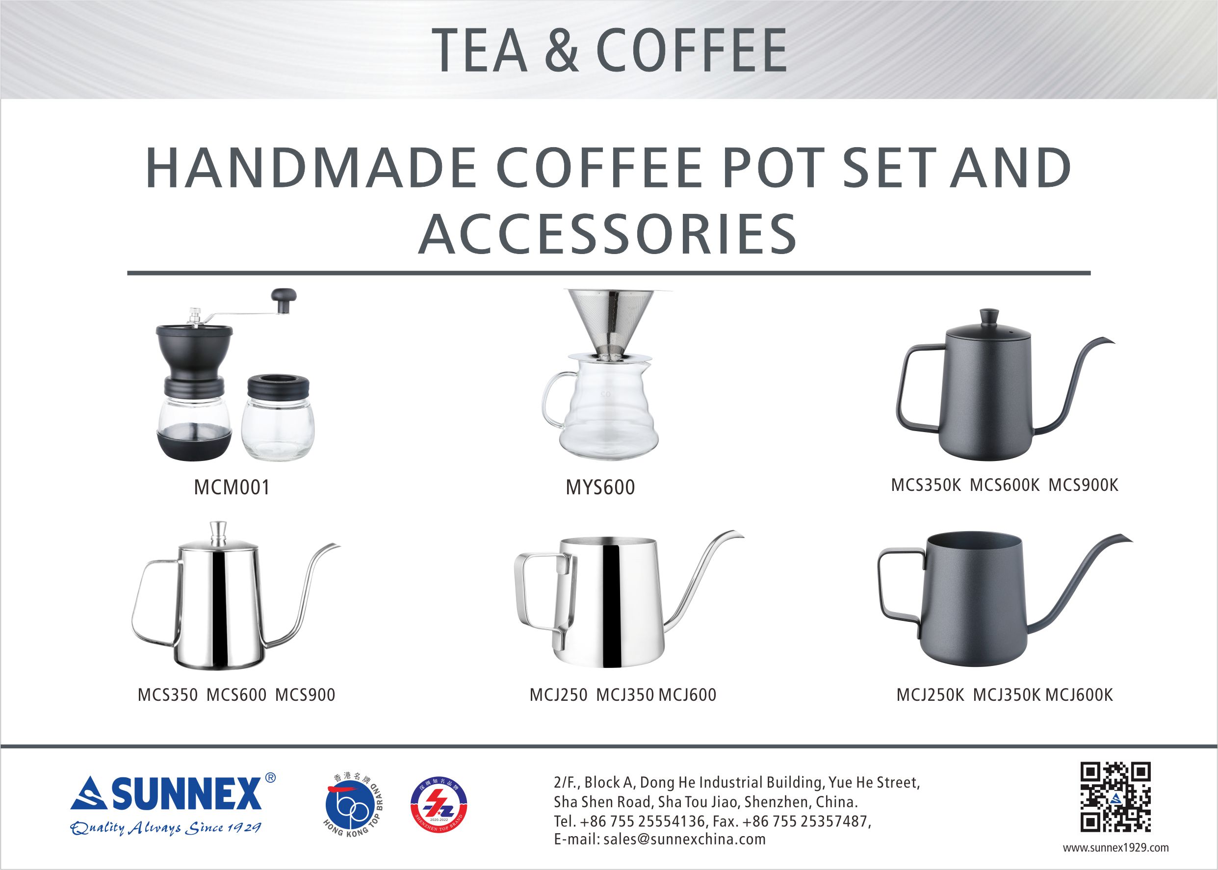 Set Periuk Kopi Buatan Tangan Sunnex