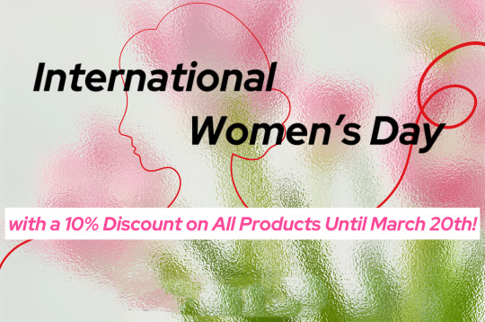Jualan Hari Wanita Antarabangsa: Nikmati diskaun 10% pada setiap pembelian!
