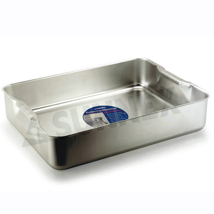 Bakeware Aluminium Extra Deep Roasting Dengan Pemegang