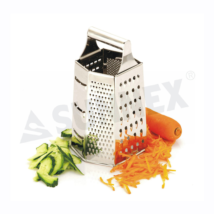 Peralatan Dapur Stainless Steel 6 Way Graters