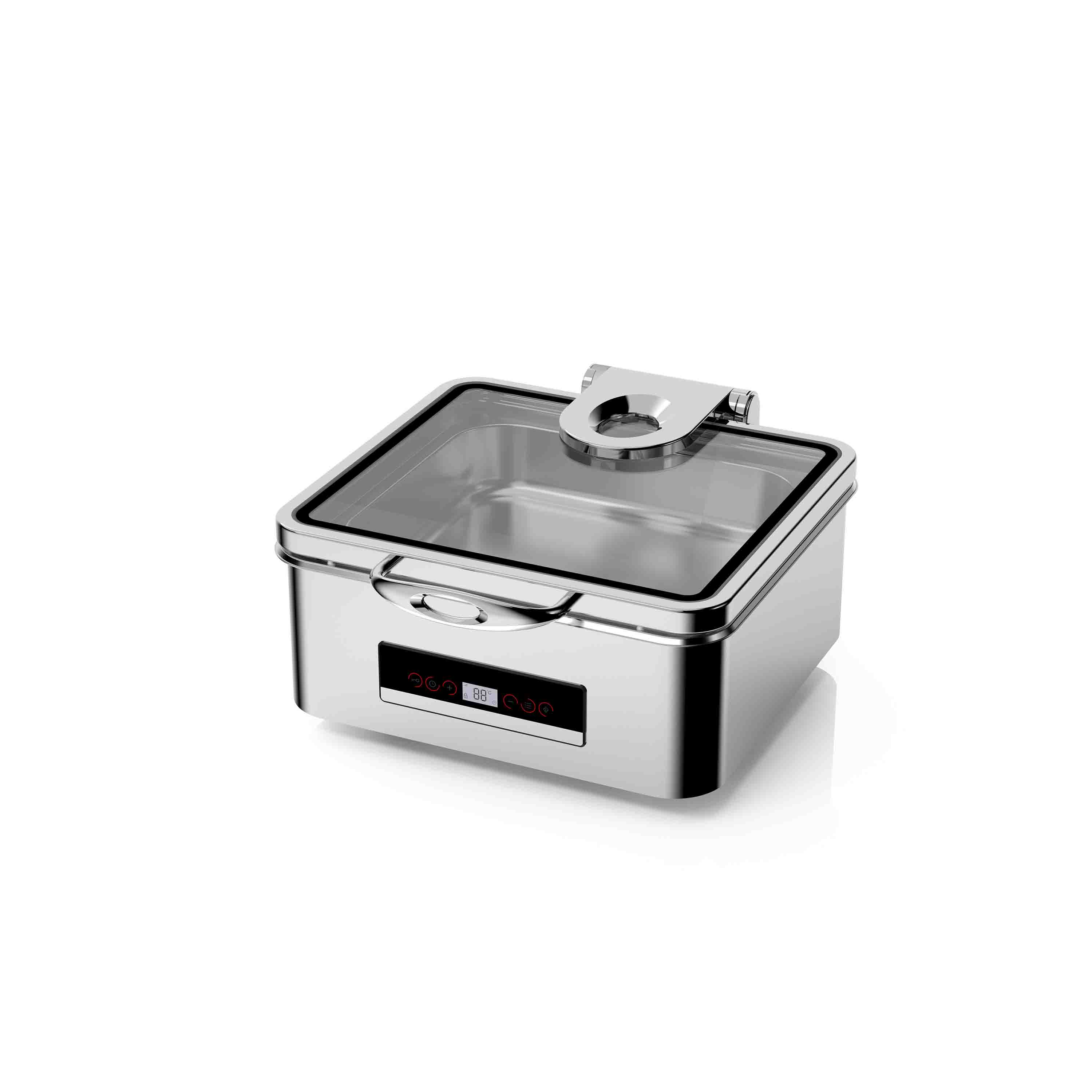 Keluli Tahan Karat Sunnex 2/3 Waterless Chafer Electric Chafer